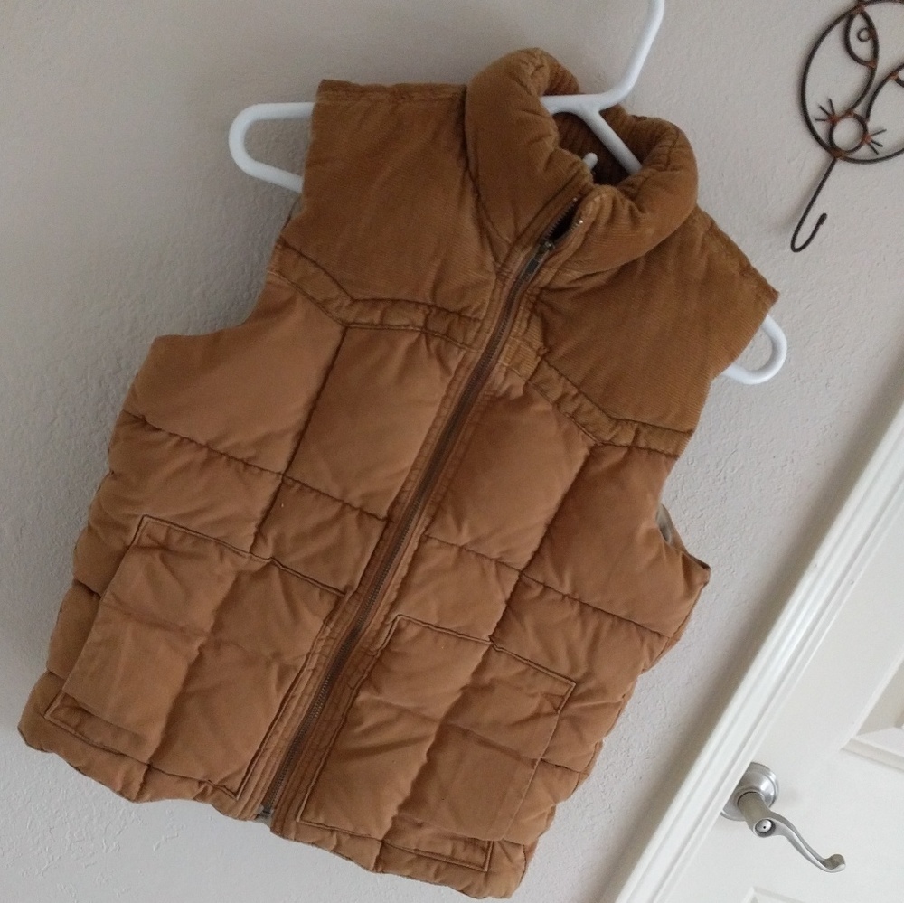 SOLD Gap Kids Cotton Corduroy Puffer Vest Large